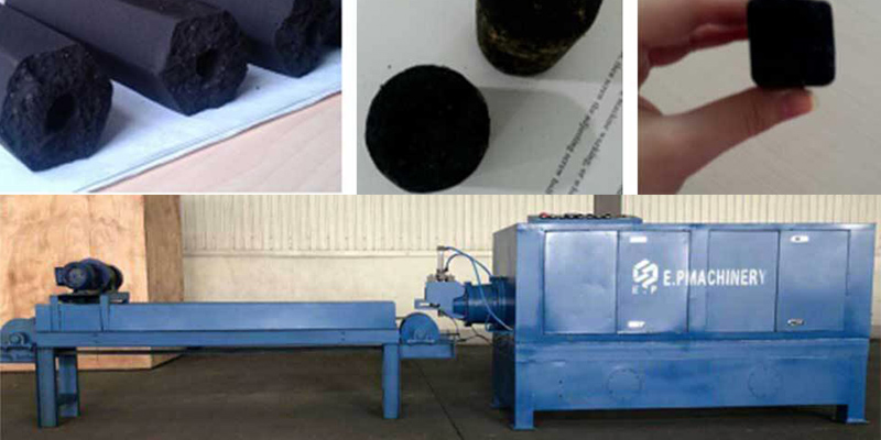 Charcoal Briquette Extruder Machine